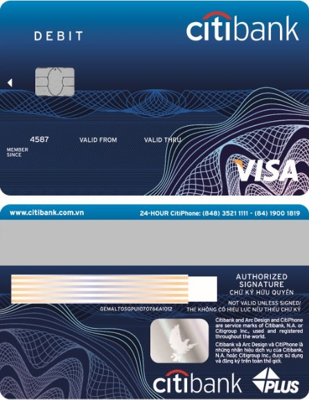 Hướng dẫn sử dụng thẻ visa debit thanh toán quốc tế Citibank